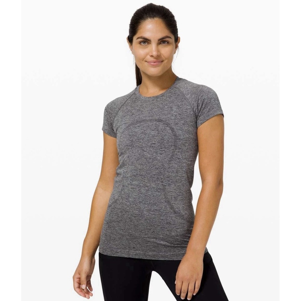 lululemon Swiftly Tech Short Sleeve Shirt 2.0 Gray Size 8 Women's Athleisure